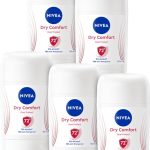 Nivea Dry Comfort Deodorantstick - 5 x 50 ml