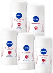 Nivea Dry Comfort Deodorantstick - 5 x 50 ml