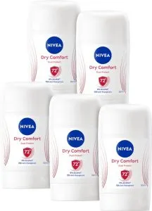 Nivea Dry Comfort Deodorantstick – 5 x 50 ml