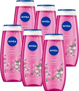 Nivea Floral Passion Douchegel - Vitamine C & E - 6 x 250 ml