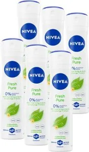 Nivea Fresh Pure Deospray Jasmijn 72 uur – 6×150 ml