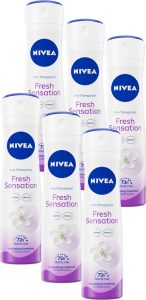 Nivea Fresh Sensation 72 uur Deodorant Spray - 6 x 150 ml