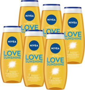 Nivea Love Sunshine Douchegel met Aloe Vera - 6 x 250 ml