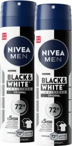 Nivea Men Black & White Original Antitranspirant 2 x 150 ml
