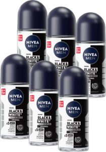 Nivea Men Black & White Original roll-on 6 x 50 ml