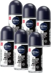 Nivea Men Black & White Original roll-on 6 x 50 ml
