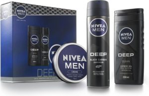 Nivea Men Deep verzorgingsset - douchegel, deo, crème