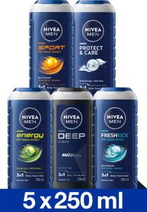 Nivea Men Douchegelmixset - 5 stuks