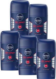 Nivea Men Dry Impact Deostick - 5 x 50 ml