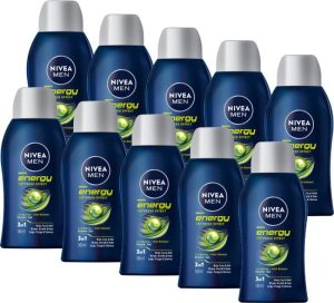 Nivea Men Energy 3-in-1 Douchegel Mint - 10 x 50ml