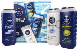 Nivea Men Keep It Fresh douchegel - 3×250 ml