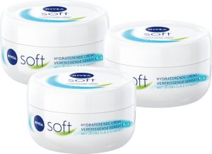 Nivea Soft Lichaams- en Gezichtscrème - 3 x 200 ml