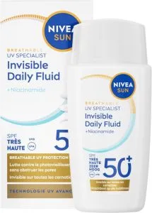 Nivea Sun Ultralichte Zonnebrandcrème Gezicht SPF 50+ 40 ml