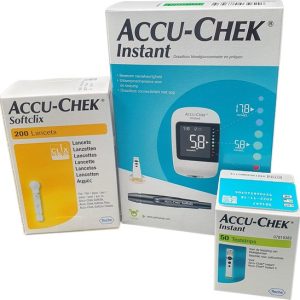 Accu-Chek Instant Startset – 50 teststrips, 200 lancetten