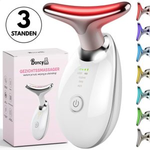 Boncy Gezichts- en Nekmassageapparaat – Rood licht