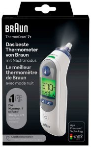 Braun ThermoScan 7+ Oorthermometer – Nachtmodus