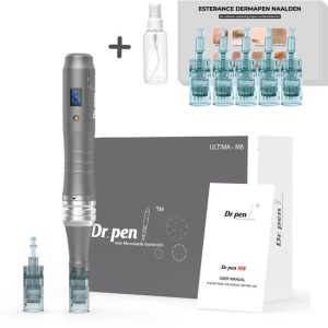 Dr. Pen Ultima M8 Draadloze Dermapen – 5×16-pin & 50 ml
