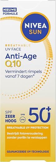 Nivea Sun Gezicht Zonnebrand Q10 SPF50 – 40 ml