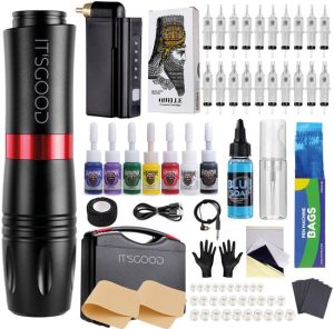 TattooPro Draadloze Tattoo Pen Complete Beginnerset