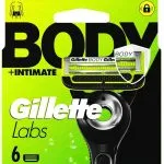 Gillette Labs Body & Intimate Scheermesjes - 6 stuks