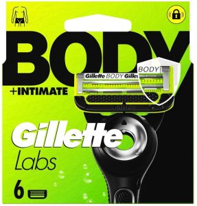 Gillette Labs Body & Intimate Scheermesjes - 6 stuks