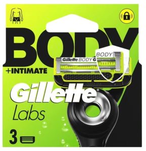 Gillette Labs Intieme body-scheermesjes - 3 stuks