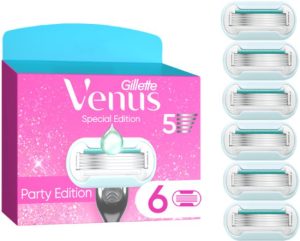 Gillette Venus Deluxe Party Edition navulmesjes - 6 stuks