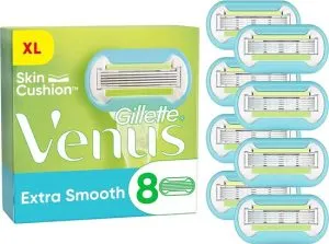 Gillette Venus Extra Smooth Scheermesjes – 8 navulmesjes
