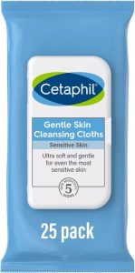 Cetaphil Zachte Reinigingsdoekjes – Gevoelige huid, 25 st