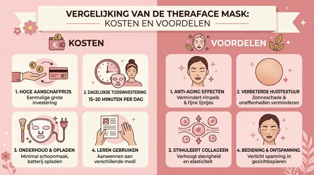 Vergelijking van de kosten- en kwaliteitsvoordelen van het Therabody TheraFace Mask