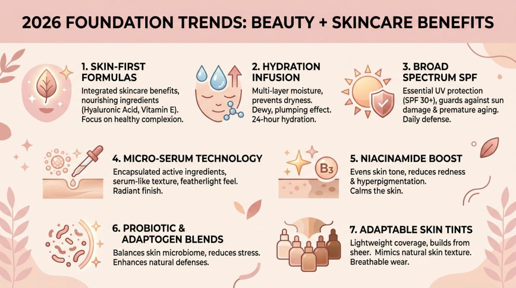 Beste foundations 2026 - trends in huidverzorging