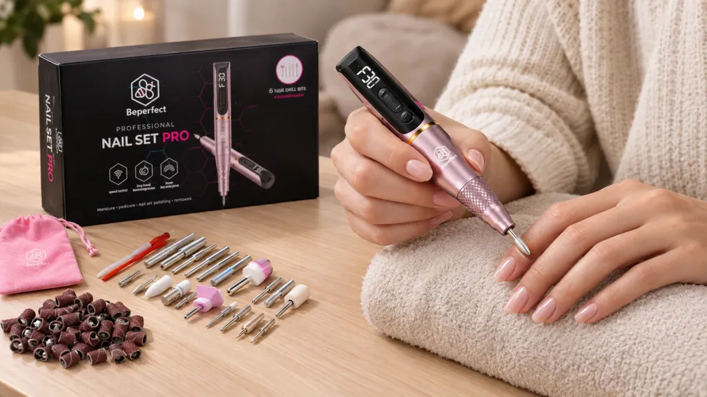 Beeperfect elektrische nagelvijl: Beeperfect Elektrische Nagelfrees – Ultimate Set 11 bit en Beeperfect® Elektrische Nagelvij
