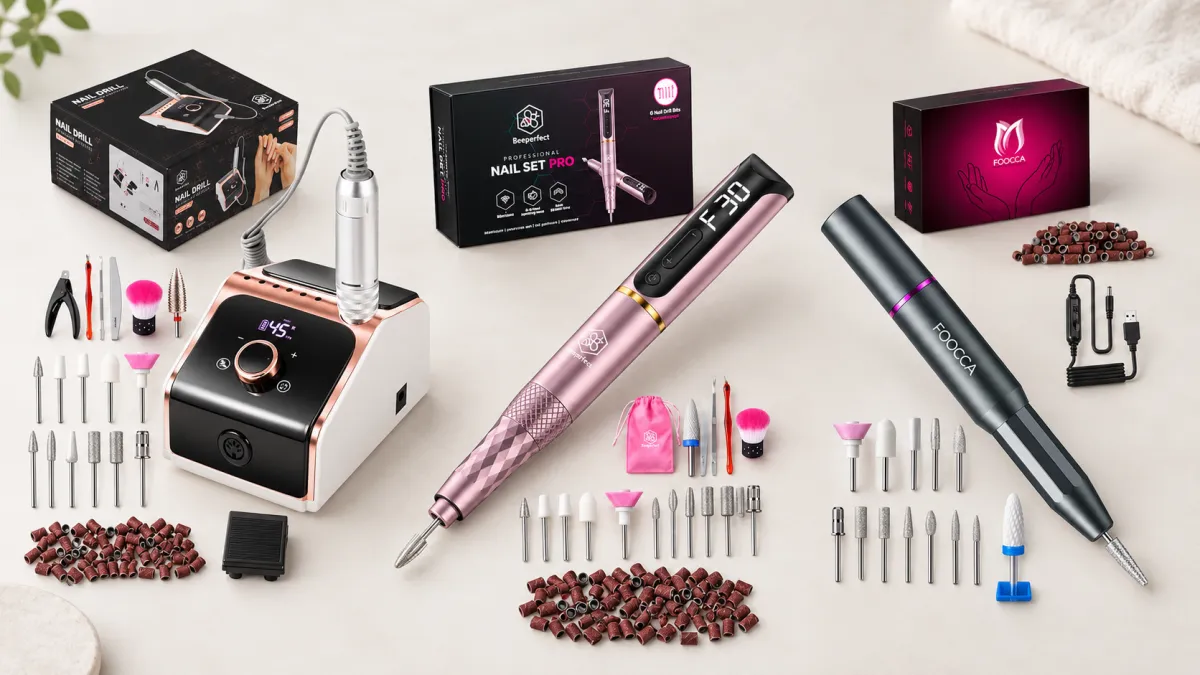 Beeperfect elektrische nagelvijl: Beeperfect Elektrische Nagelfrees – Ultimate Set 11 bit en Beeperfect® Elektrische Nagelvij