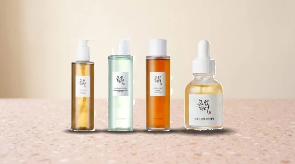 Korean skincare routine: Beauty of Joseon Ginseng Reinigingsolie – 210 ml en Beauty of Joseon Groene Pruim Toner – AHA/BHA 15