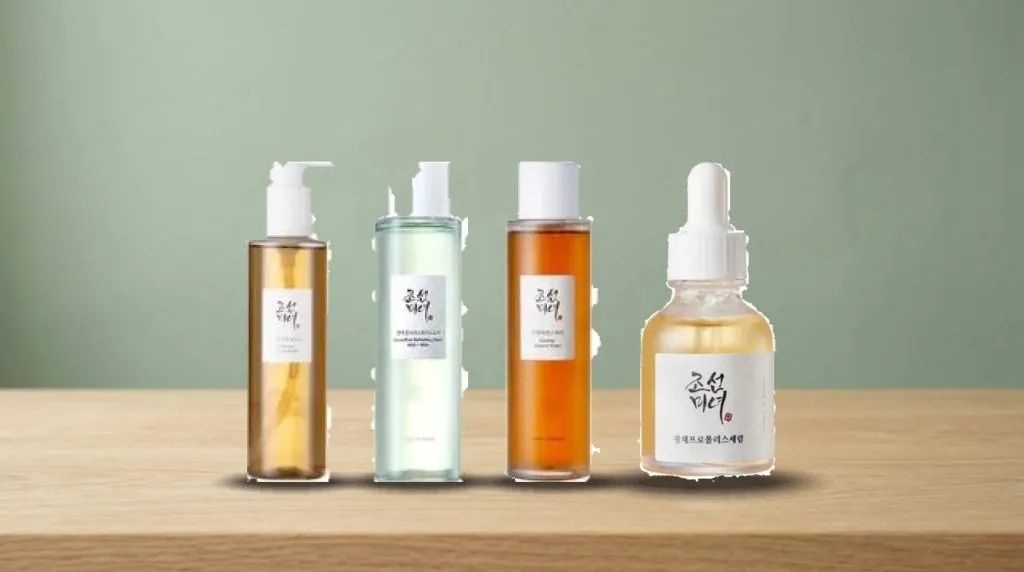 Korean skincare routine: Beauty of Joseon Ginseng Reinigingsolie – 210 ml en Beauty of Joseon Groene Pruim Toner – AHA/BHA 15
